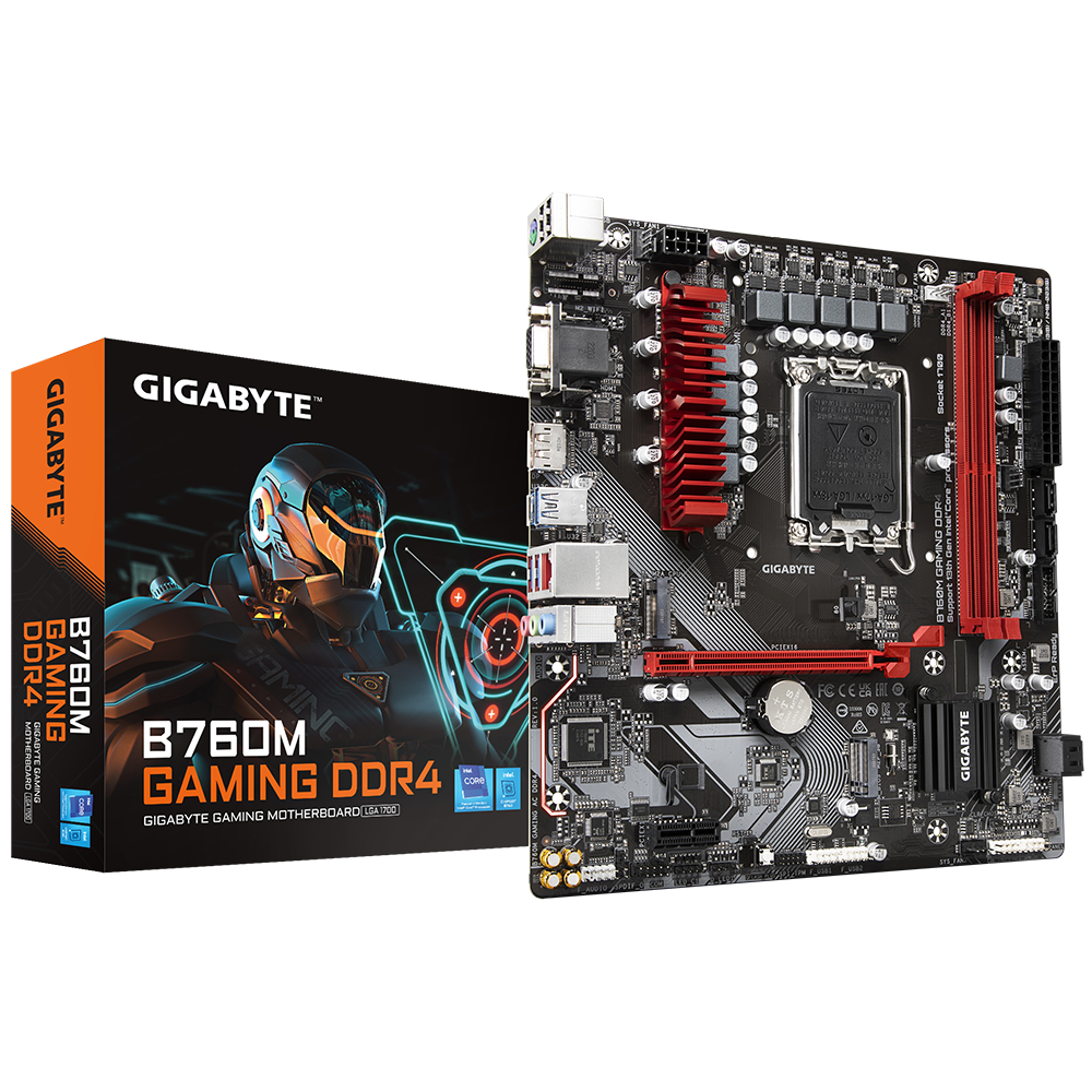 GIGABYTE MOTHERBOARD 760 (B760M GAMING DDR4) DDR4 (FOR INTEL 12TH ...